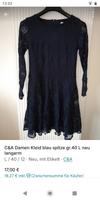 C&A Damen Kleid blau spitze gr.40 L neu langarm Bayern - Grafenau Vorschau