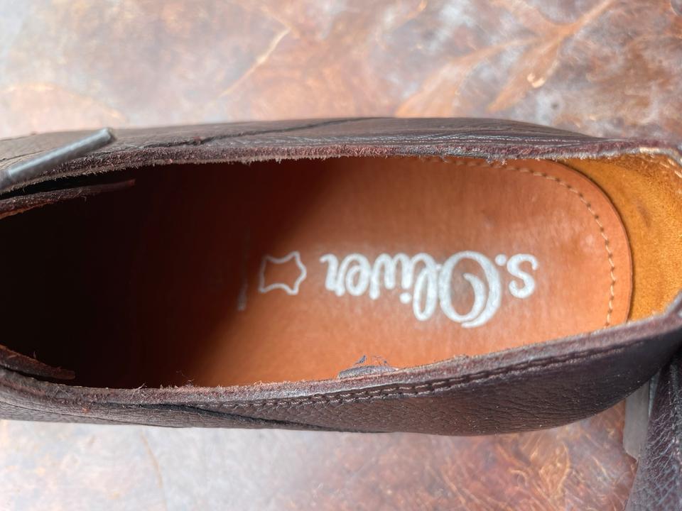 S.Oliver Halbschuhe, Herren, Leder, Farbe dunkelbraun Gr. 42 in Saulheim