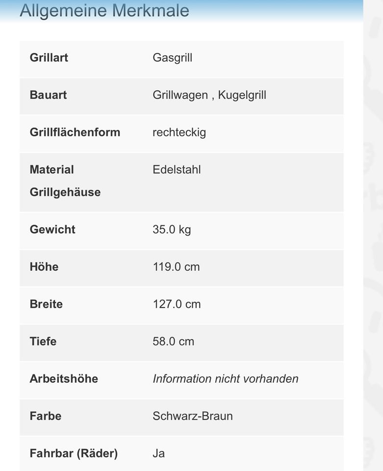 Gasgrill Barbecook Brahma 3.0 in Moosthenning