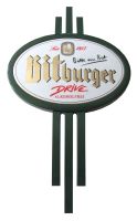 Brauerei Bitburger - Drive alkoholfrei- Zapfhahnschild Sachsen - Eilenburg Vorschau