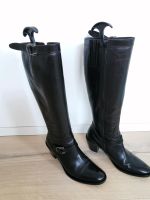 Schöne, bequemer schwarze, neuwertige Echtleder Stiefel Bayern - Straubing Vorschau