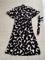 Wie neu Taifun Sommerkleid 34 xs 36 s beige schwarz leo midi Bayern - Königsbrunn Vorschau