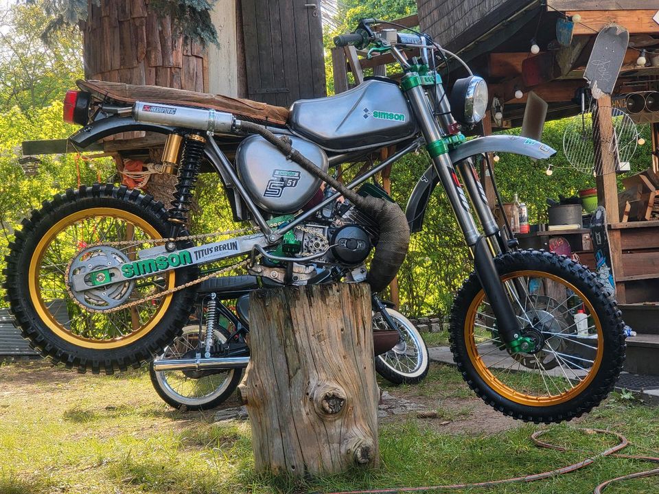 Simson s51 s50 cross enduro membran scrambler in Königs Wusterhausen