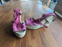 Plateauschuhe Unisa 38 Pink Leder Bayern - Amberg Vorschau