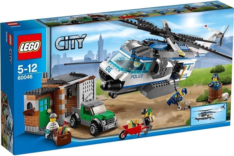 Lego City Verfolgung mit dem Polizei Hubschrauber 60046 neuwertig in Seesen