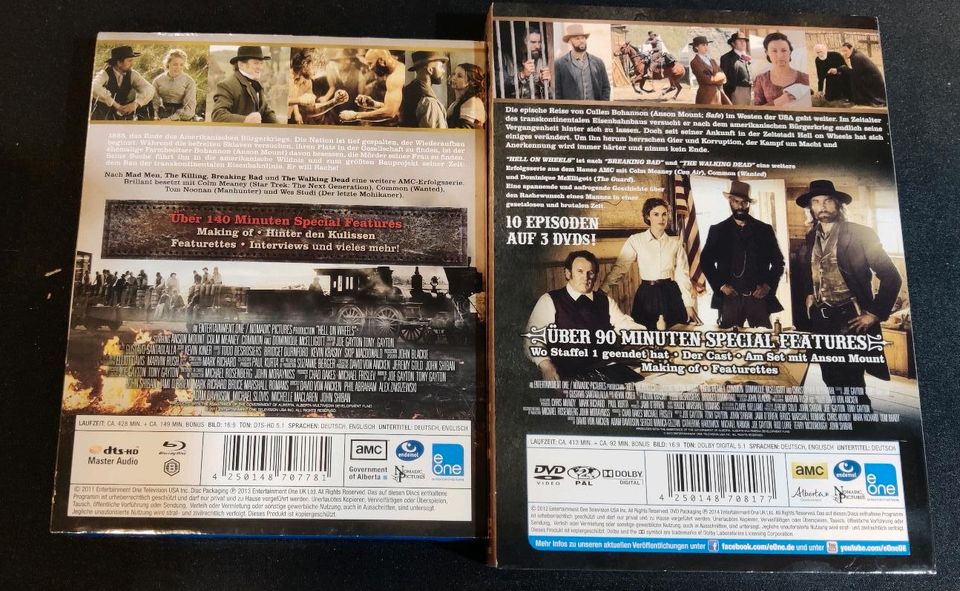 Hell on wheels - Staffel 1 und 2 Blu-ray / DVD in Werne