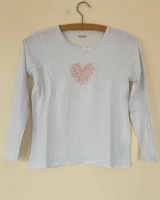 Langarmshirt vertbaudet 150 12yrs 146 Herz Rose Nordrhein-Westfalen - Bedburg-Hau Vorschau