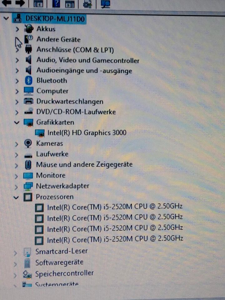 14zoll i5 dell laptop 250gb  4gb ram windows 10 in Ludwigshafen