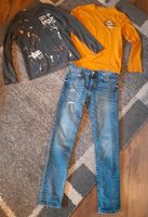 Paket 1/ 2 Langarm Pullover C&A, 1 Jeans HM 146/152 Niedersachsen - Munster Vorschau