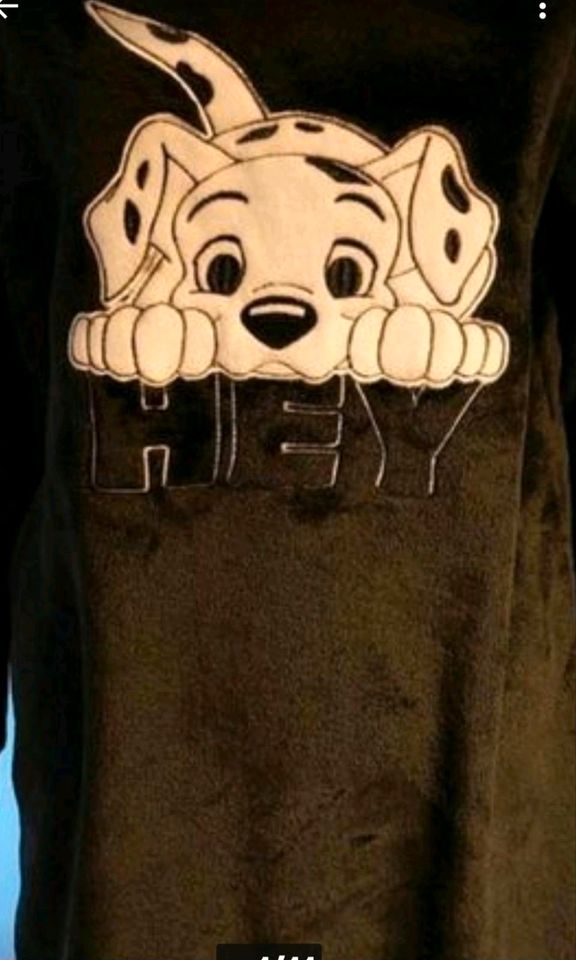 Kuscheliges Flanell Disney Kleid 101 Dalmatians Größe 40/42 in Am Mellensee