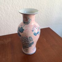 Chinesische Vase mit Blumenmuster, alt-rosa, Porzellan, 26 cm Leipzig - Stötteritz Vorschau