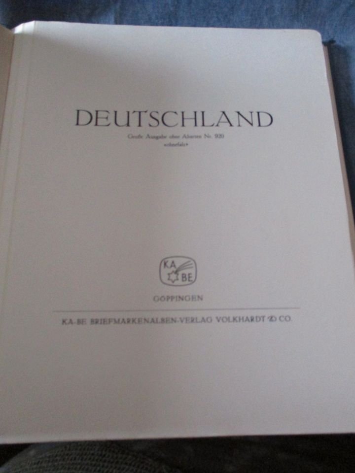 Briefmarken Vordruckalbum, Deutschland 1972-1978 ohne Marken. in Ginsheim-Gustavsburg