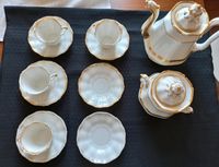 Kaffeegeschirr alt Vintage gold Kaffekanne Zuckerdose Nordrhein-Westfalen - Goch Vorschau