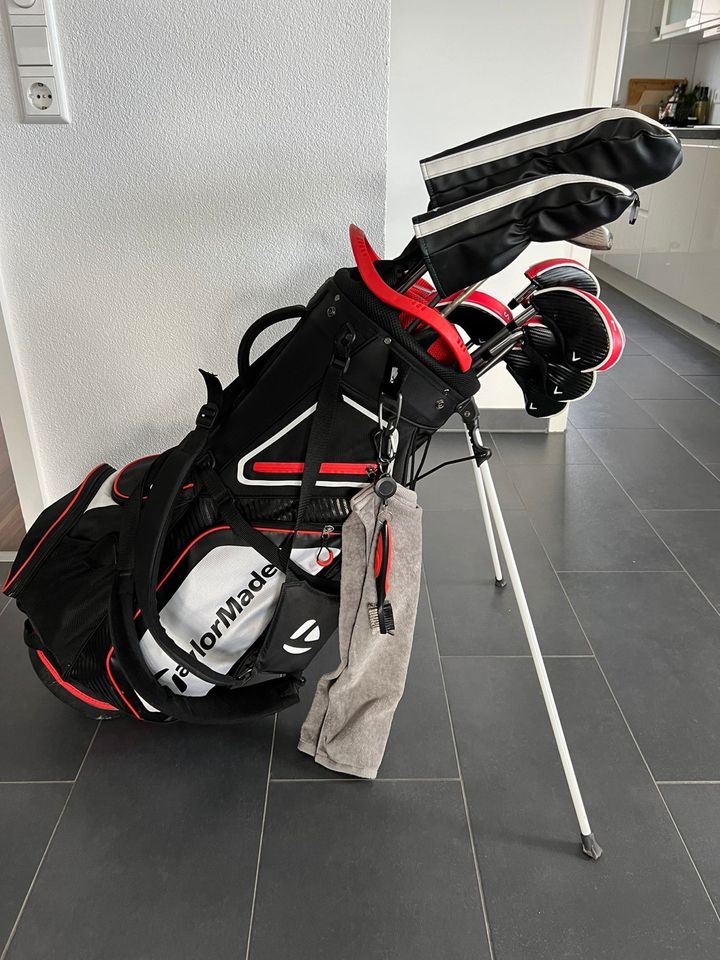 Golfschläger (Eisen, Driver etc.) inkl. Golf Standbag in Schwäbisch Hall