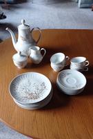Kahla DDR Kaffeeservice Vintage Porzellan, Gräserdekor, 6 Persone Häfen - Bremerhaven Vorschau