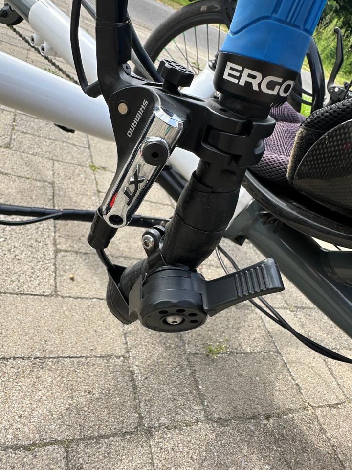 HP Velotechnik Scorpion fx 20 faltbar grau/weiss E-Trike Bionx in Bad Laer