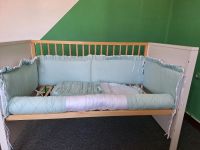 Babybett Bettumrandung Nestchen Mint/Weiß Niedersachsen - Duderstadt Vorschau