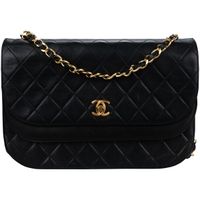 Chanel Lammleder Gold Hardware Halfmoon Double Flap Bag Sachsen-Anhalt - Halle Vorschau