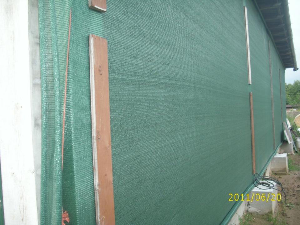 Windschutznetz Pferdestall Offenstall  2 m und  3 m   Abschnitt in Filsum
