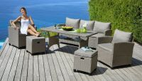 KONIFERA Loungeset Gartenmöbel Amsterdam Sofa Polyrattan Nordrhein-Westfalen - Borchen Vorschau