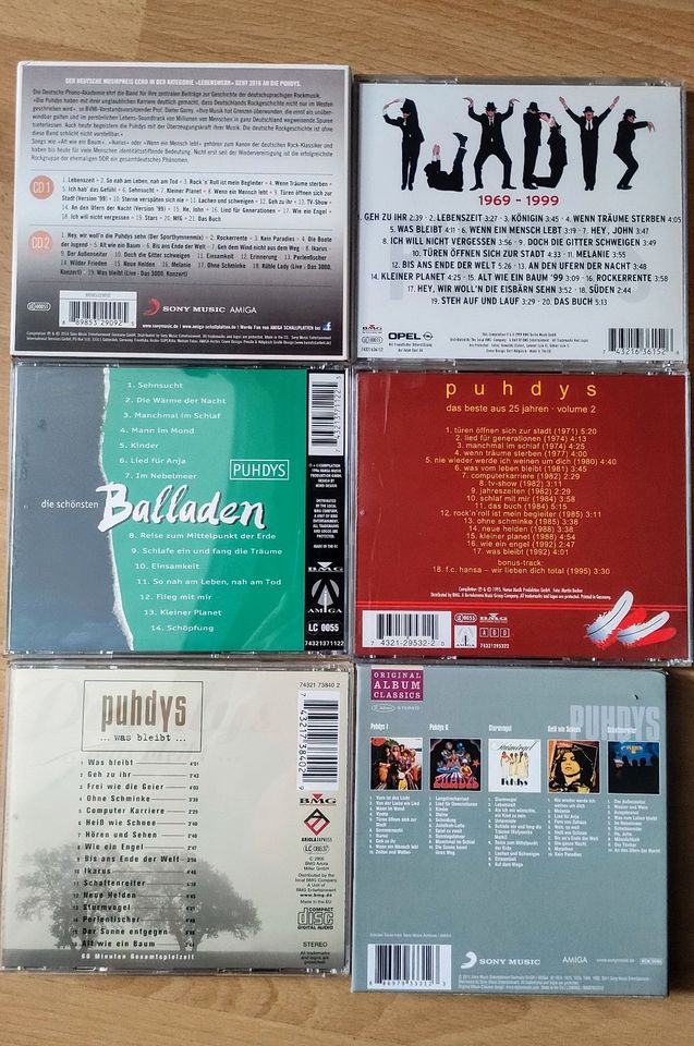 Puhdys CD Sammlung (6 CDs inkl. Boxset mit 5 CDs) in Frankfurt am Main