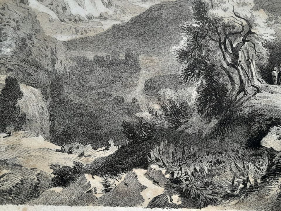 Lithographie 1849 - Karl Lindemann-Frommel in Windischleuba