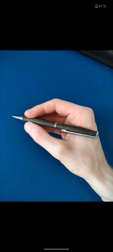 Kugelschreiber, selbst gedrechselt mit Persönlicher Gravur in Morsbach