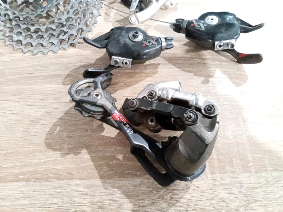 Sram XX Schaltwerk 10-fach + XX Trigger + XX Umwerfer + Kassette in Regensburg