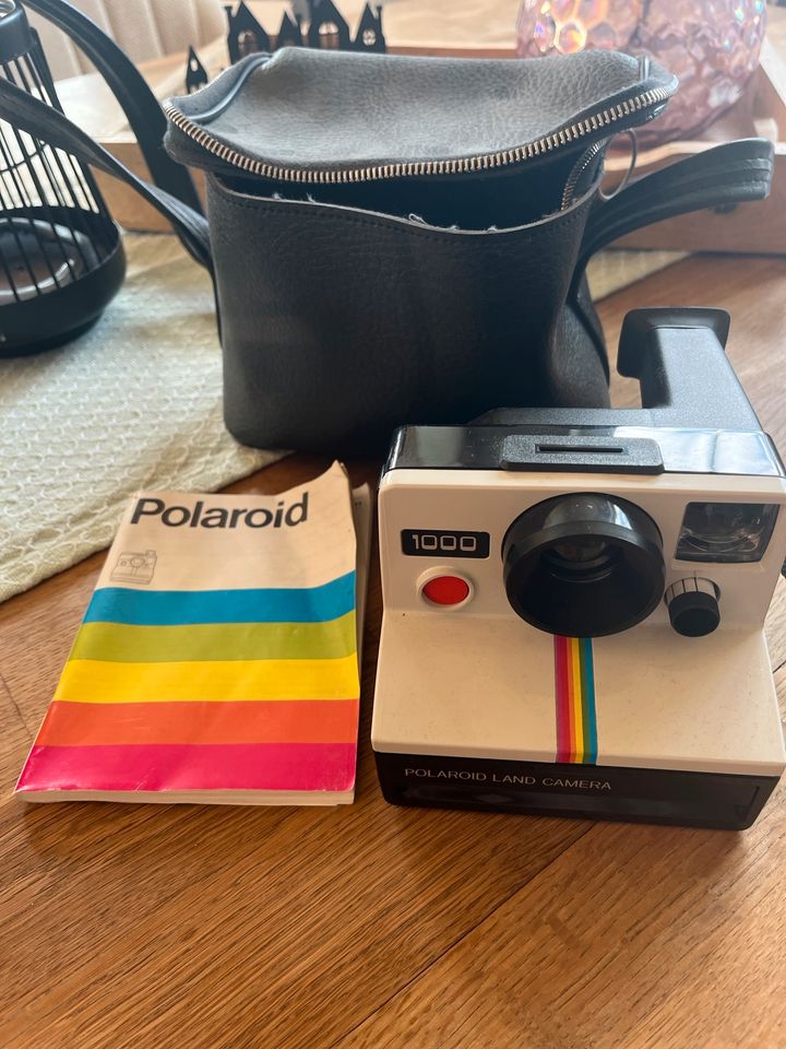 Polaroid Land Camera * mit Ledertasche in Bad Münstereifel