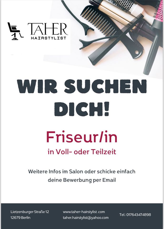 Damenfriseur|in in Berlin