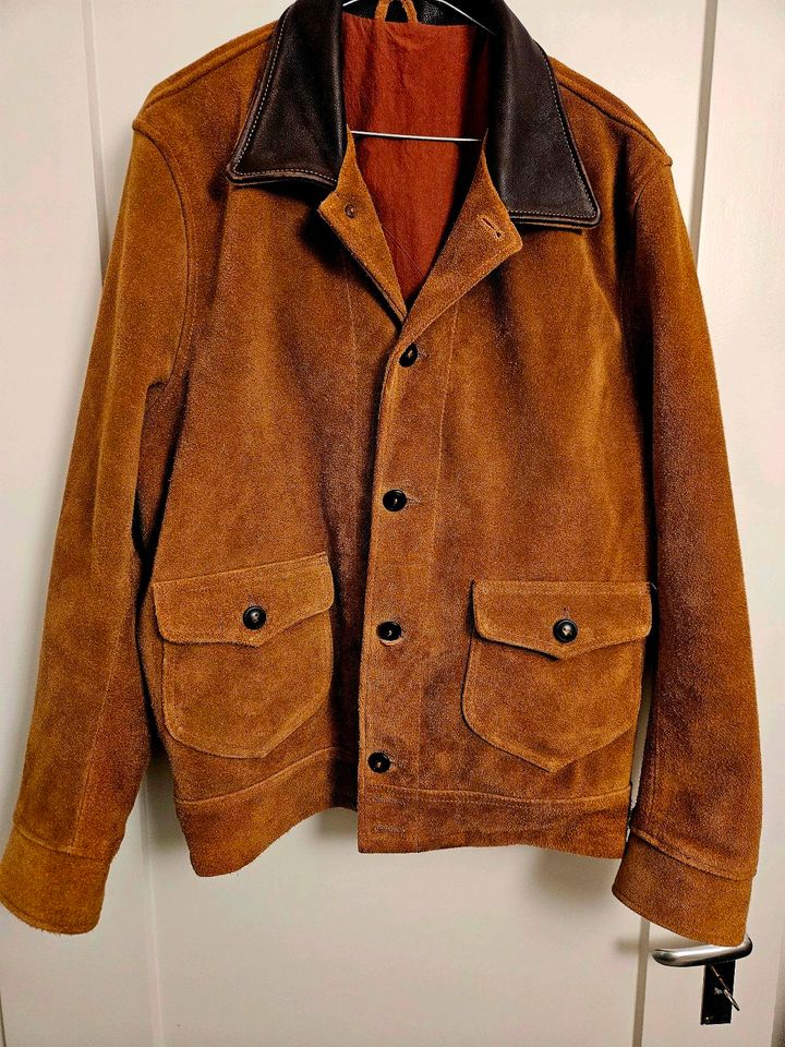 1930 Lederjacke wie Rrl Buzz Rickson Aero leather McCoys lauren in Rheinfelden (Baden)