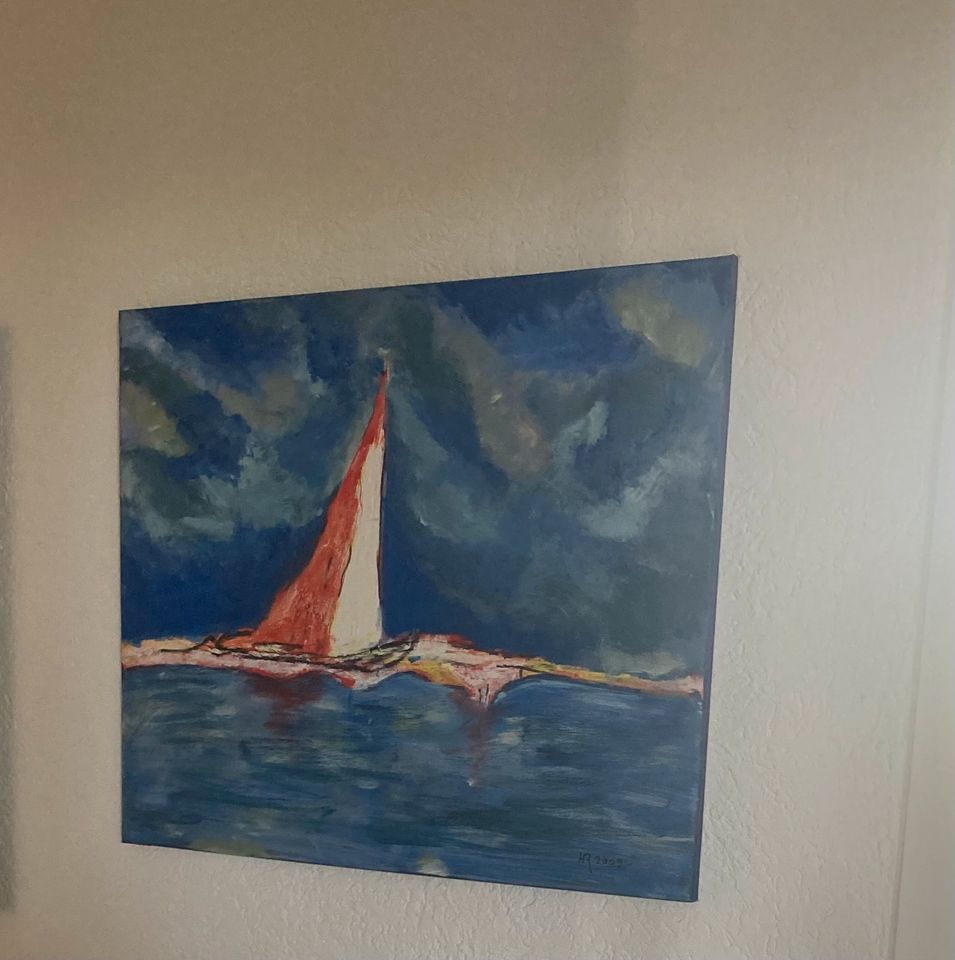 Sailing  Acrylbild auf Leinwand 70x60 cm in Dortmund