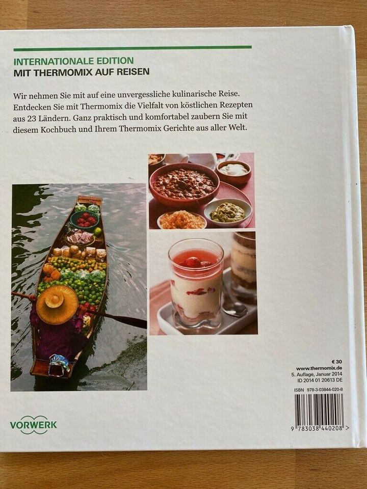 Kochbuch Thermomix „mit dem Thermomix auf Reisen" NEU in Marktl