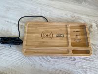 Bamboo Desk Organizer 5W Wireless Charger Thüringen - Alkersleben Vorschau