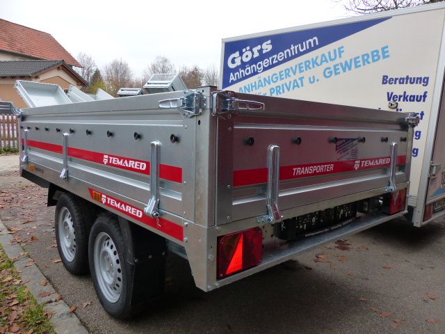 Temared Transporter PKW Tandem Hochlader Anhänger 2515/1 750kg AW in Cham