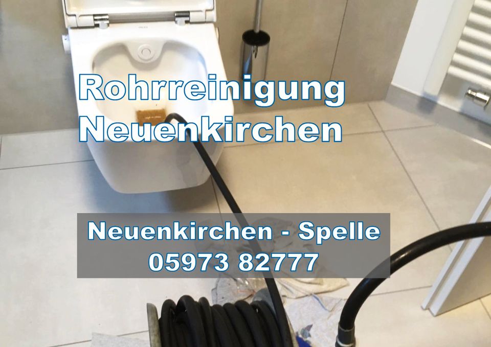 Rohrreinigung I Abfluß - Toilette - WC verstopft? Sofort Termin in Neuenkirchen