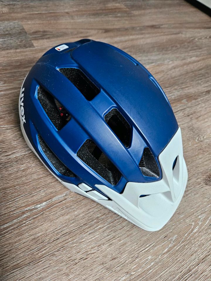 UVEX Fahrradhelm Gr.52-57cm blau/weiß Top-Zustand in Freital