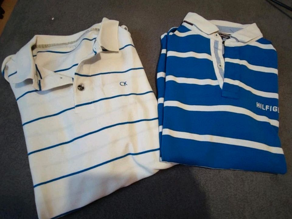 Bekleidungspaket 2x Poloshirt Tommy Hilfiger u. Calvin Klein Gr.M in Potsdam