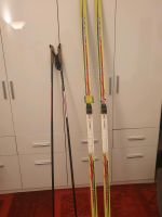 Ski/Langlaufski Fischer 205cm mit Stöcke Baden-Württemberg - Eppelheim Vorschau