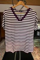Shirt Blusenshirt STREET Streifen weiß violett lila silber 40 NEU Bayern - Amberg Vorschau