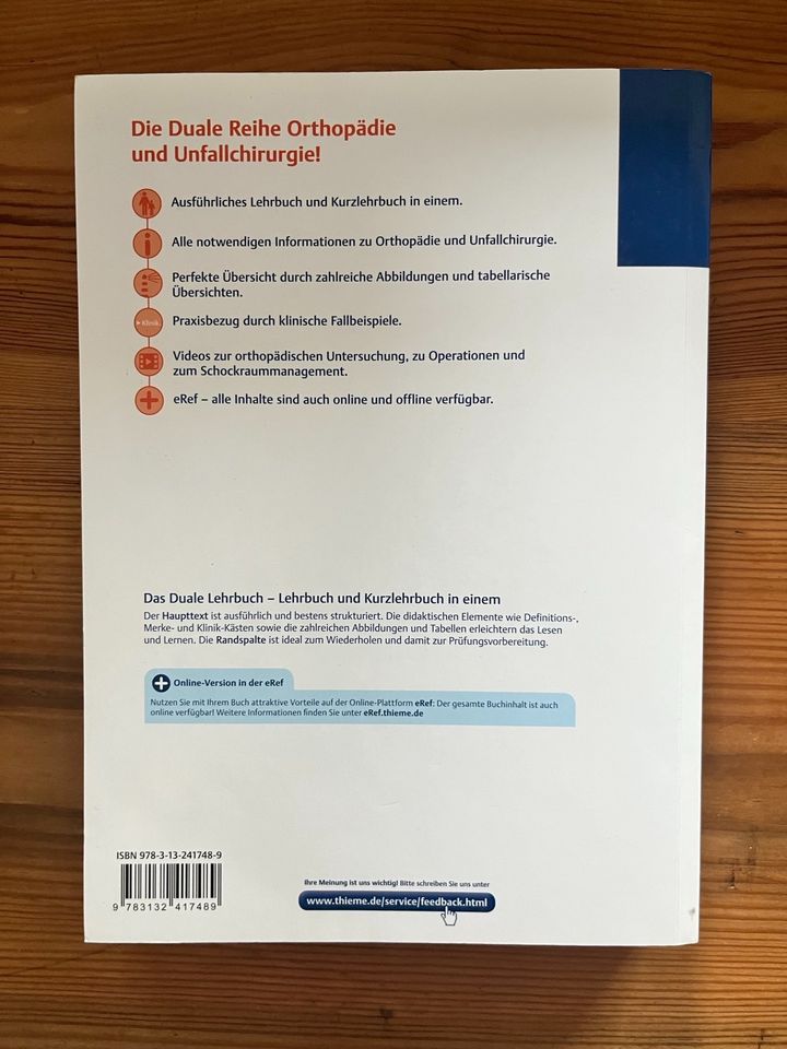 Orthopädie und Unfallchirurgie, 8. Auflage, Thieme in Leipzig