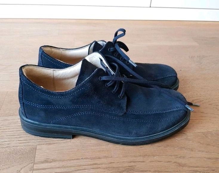 Schuhe Echtleder blau 36 Däumling Halbschuhe Kommunion neuw. in Köln