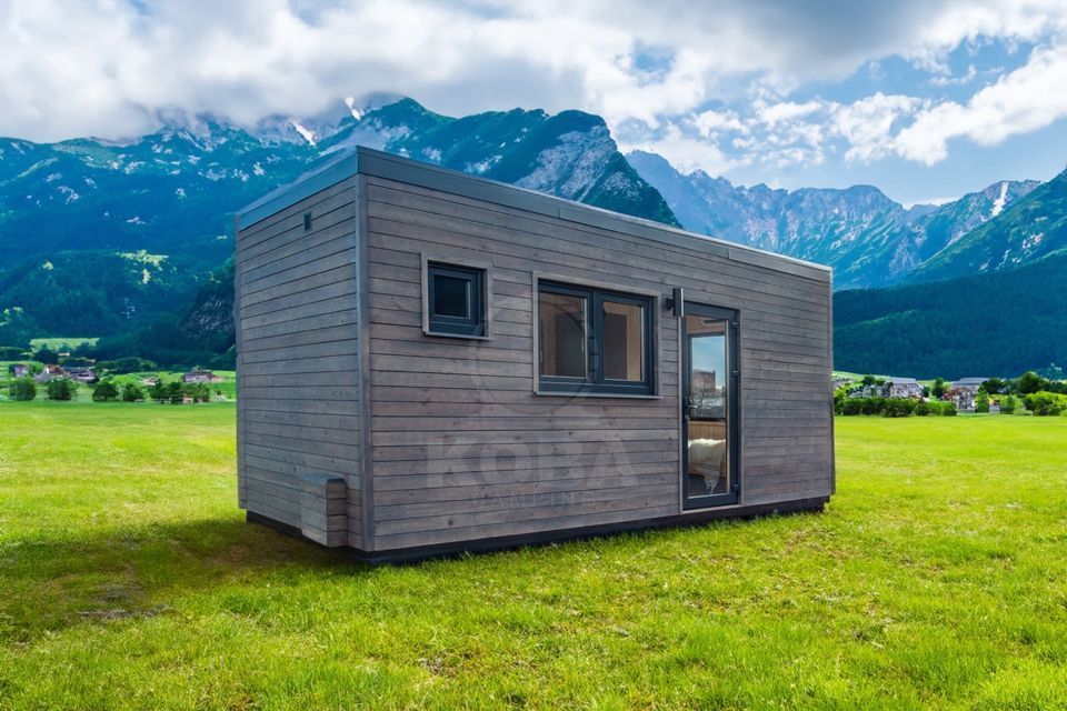 KOBA Tiny House inkl. Anhänger | Mobilheim Ferienhaus | Wohnwagen in Eichenzell