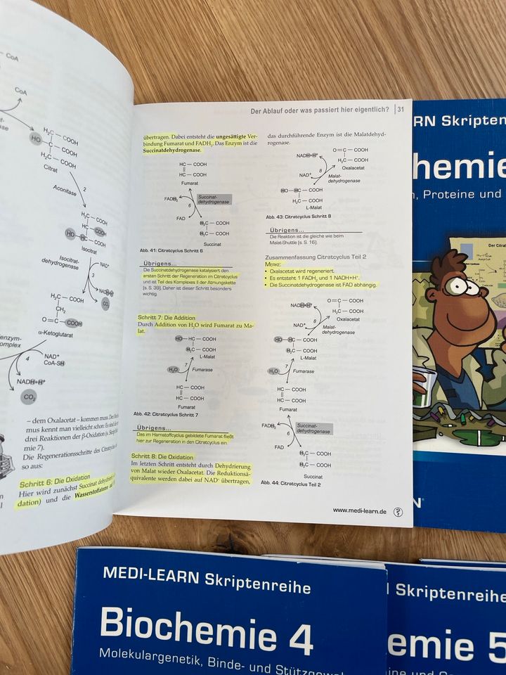 Medi-learn Skriptenreihe Biochemie 1-7 in Kirchhain