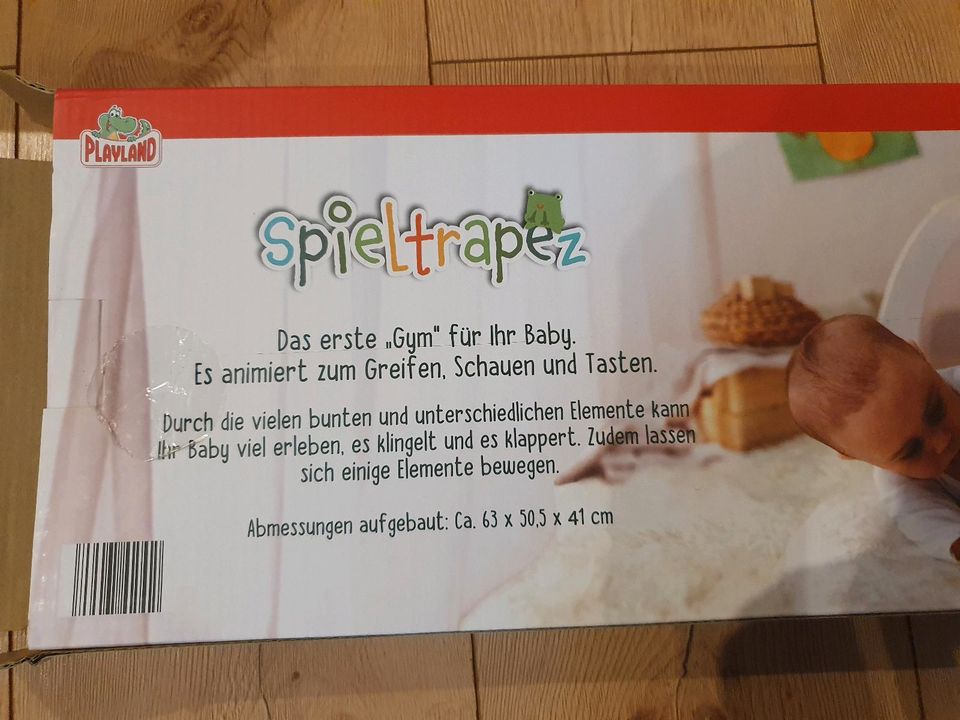 Spieltrapez / Motorik-Holzspielzeug von Playland, gebraucht, 2020 in Kraftsdorf