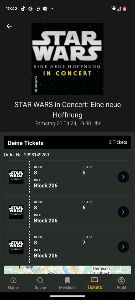 StarWars Tickets in Köln
