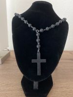 Kette lang, schwarz, Metall, dark, Kreuz ❤️Gothic, Rocker, ❤️ Schleswig-Holstein - Norderstedt Vorschau