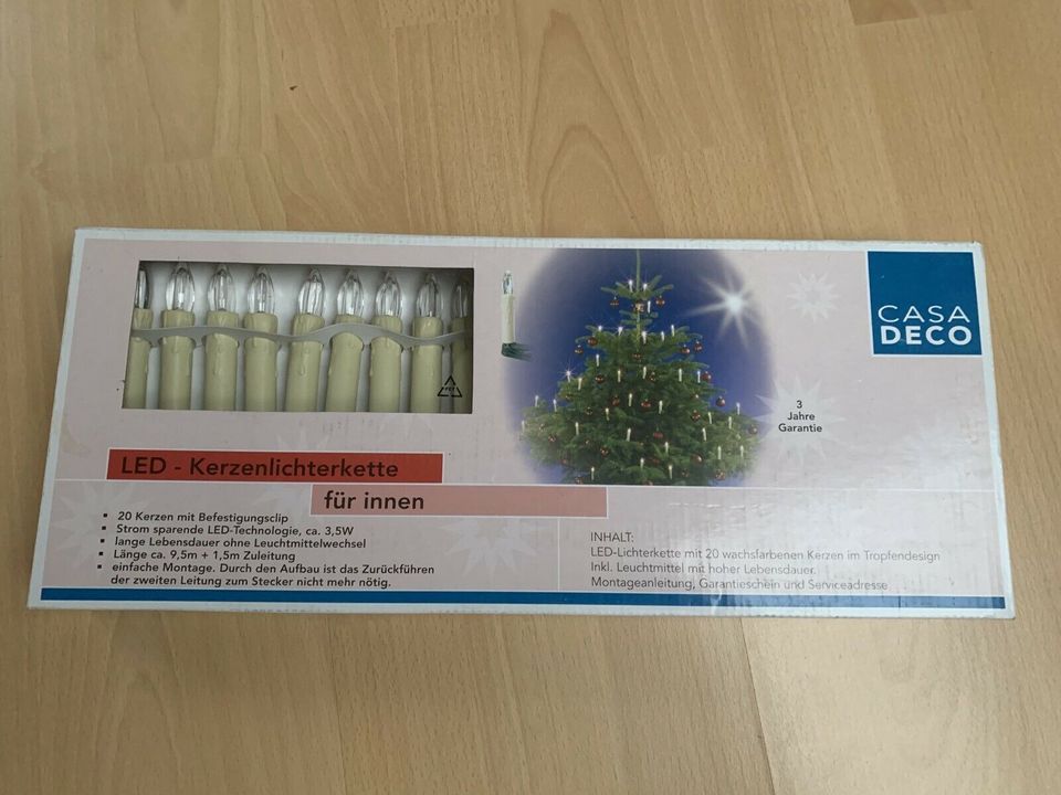 Lichterkette LED 20er innen, Weihnachtsbaumlichterkette NEU in Neu-Isenburg