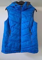 H&M SPORT Damen Outdoor Weste mit Kapuze gefüttert Blau Gr.38 Hessen - Braunfels Vorschau