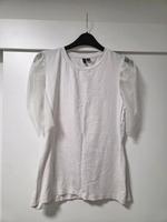 Vero Moda T-Shirt weiß Organza Ärmel Gr. M Bayern - Fürth Vorschau